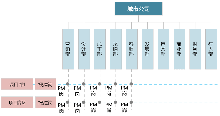 项目部制标准组织架构