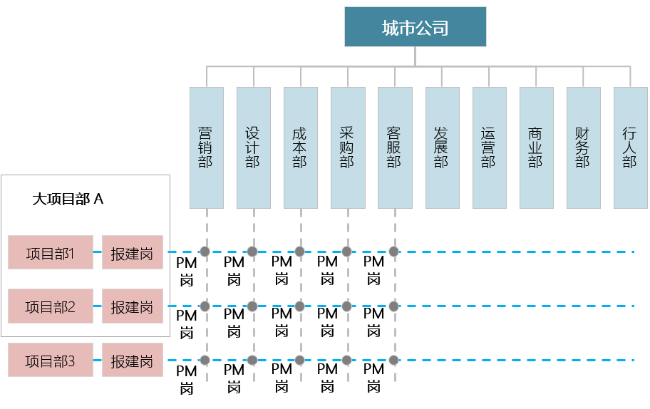 大项目部制标准组织架构